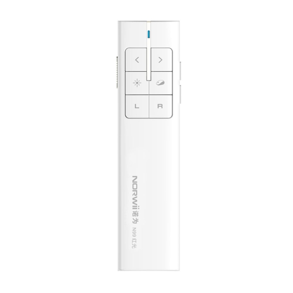 N99翻頁筆 白色 紅光 空中鼠標(biāo) 一鍵標(biāo)注 音量控制 Micro USB充電